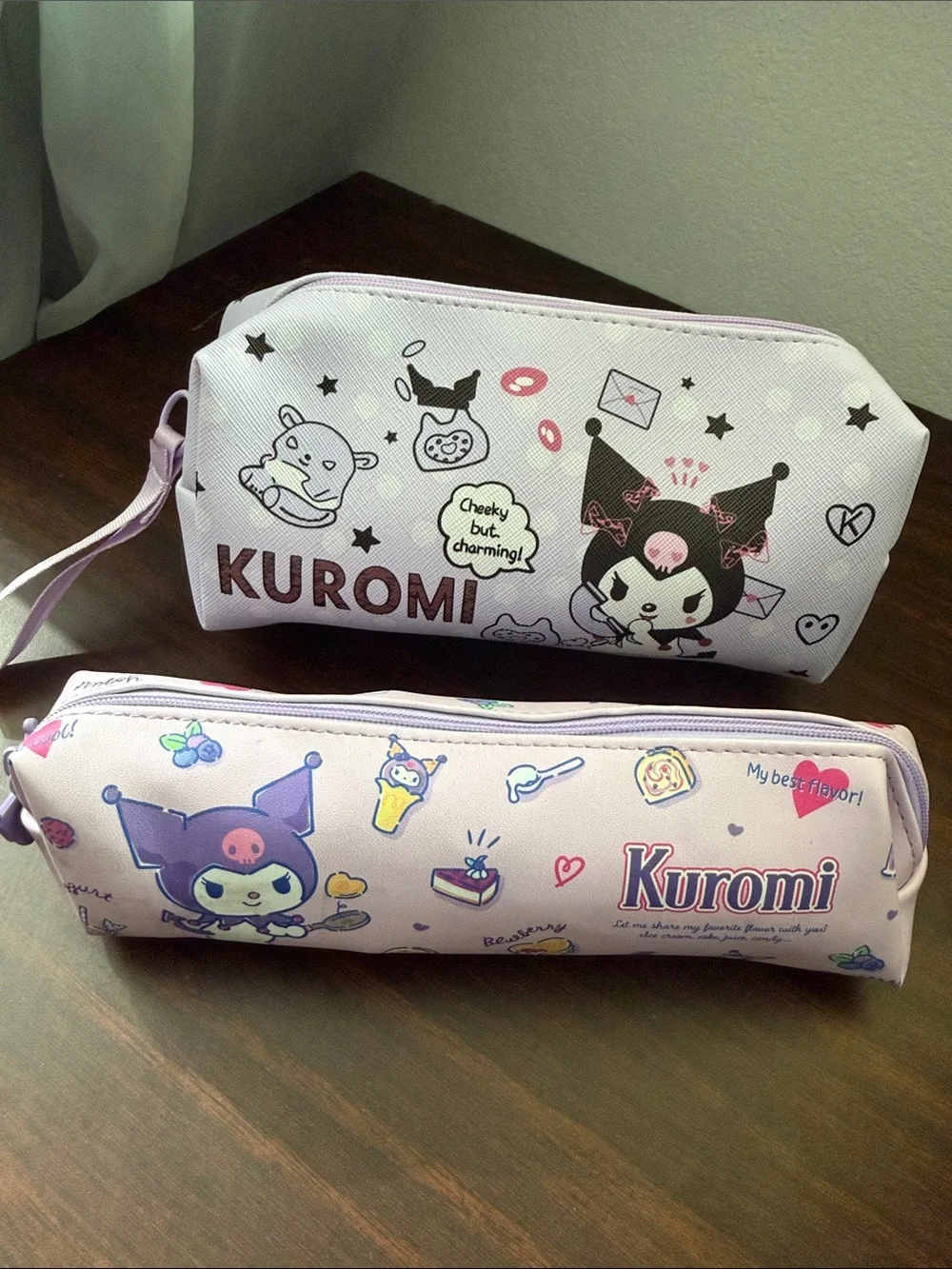 Sanrio Kuromi Kids Pencil Case Set - Cute Sanrio Accessories set